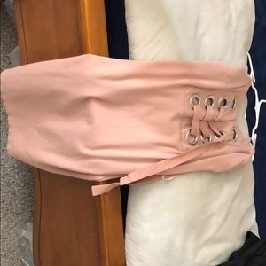 Pink forever 21 slim dress